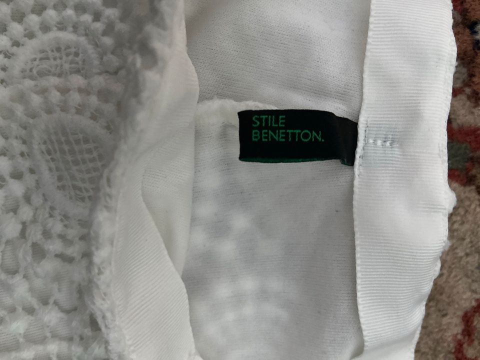 Damenshorts Benetton Gr. 36 Weiß in Tuntenhausen