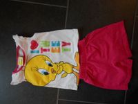 Tweety T-shirt mit kurzer Hose Gr. 86 Nordrhein-Westfalen - Rödinghausen Vorschau