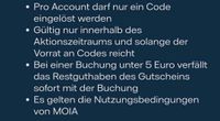 1x Gutscheincode für 5 Euro Guthaben bei Moia Berlin - Pankow Vorschau