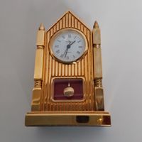 Miniatur Uhr, Tischuhr, Tempic Uhrwerk Messing, Quartz, Uhr läuft Berlin - Neukölln Vorschau