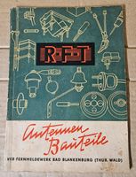 RFT  Antennen - Bauteile  Buch / Heft  , alt Niedersachsen - Osterode am Harz Vorschau
