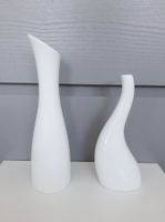 Vasen, schlank, weiß. 2 Stück zusammen 5€. Berlin - Mitte Vorschau