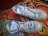 Leder Converse Chucks 42,5 weiß Vintage Used Punk Liebhaber Berlin - Hohenschönhausen Vorschau