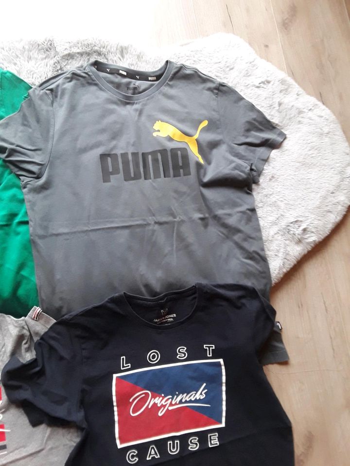 ♥️ 4 T-Shirts Gr. 176 Jack&Jones + Puma + WE ♥️ in Sinsheim