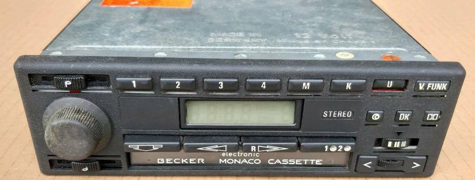 Becker Monaco Radio Mercedes Oldtimer R107 W123 W124 W126 W201 in Bad Zwischenahn