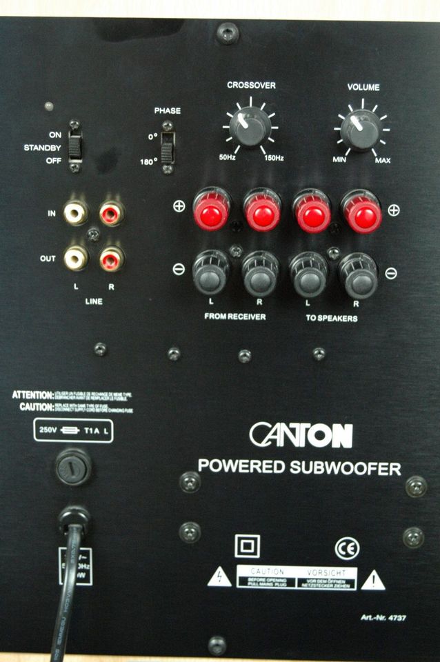 Canton AS 25 SC Aktiver Subwoofer in Wankendorf