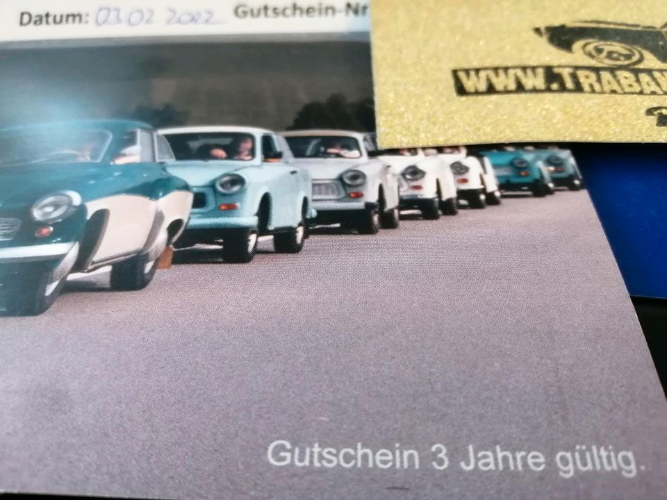 Trabi Gutschein für ein Wochenende inkl 400 km Wert 300€ in Neukirchen-Adorf