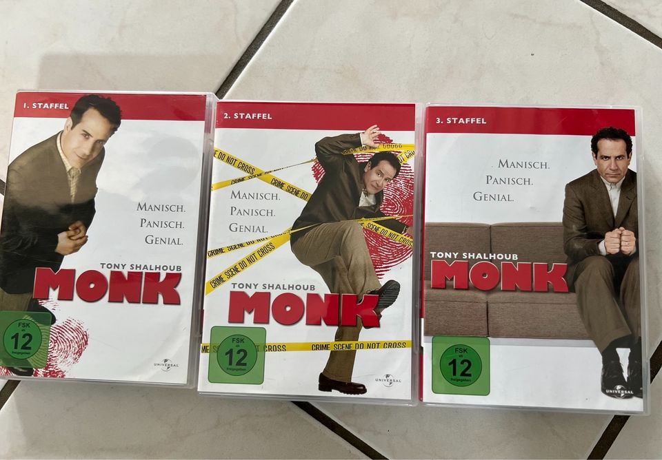 DVD‘s von Monk 1-3 in Bohmte