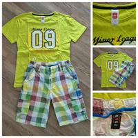 2 tlg. Set T-Shirt und Shorts Outfit 146 152 Hessen - Weilrod  Vorschau