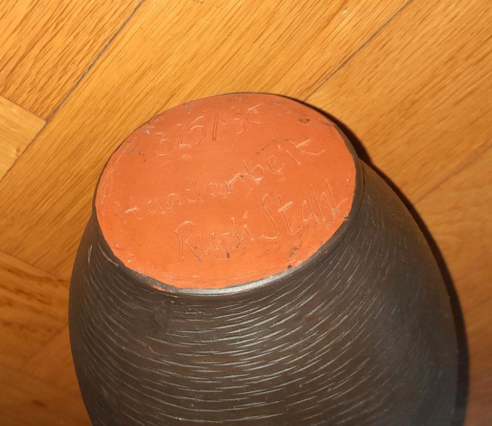 Retro Vintage Rudi Stahl 325/30 Vase Keramik in Lennestadt