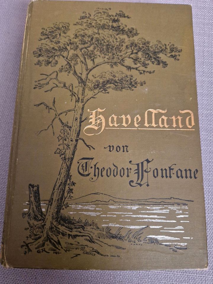 Theodor Fontane,  Havelland/ Buch/ antik 1906 in Elmshorn