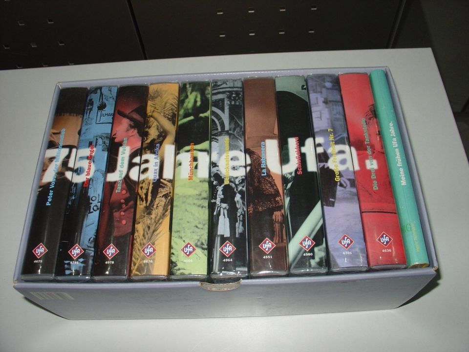 75 JAHRE UFA Die Jubiläumsedition 10 x VHS-Videokassetten + Buch in Augsburg