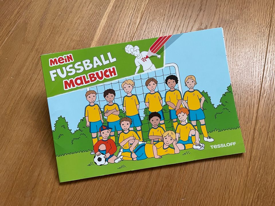 Mein Fußball Malbuch | 30 Seiten | Tessloff-Verlag in Gabsheim