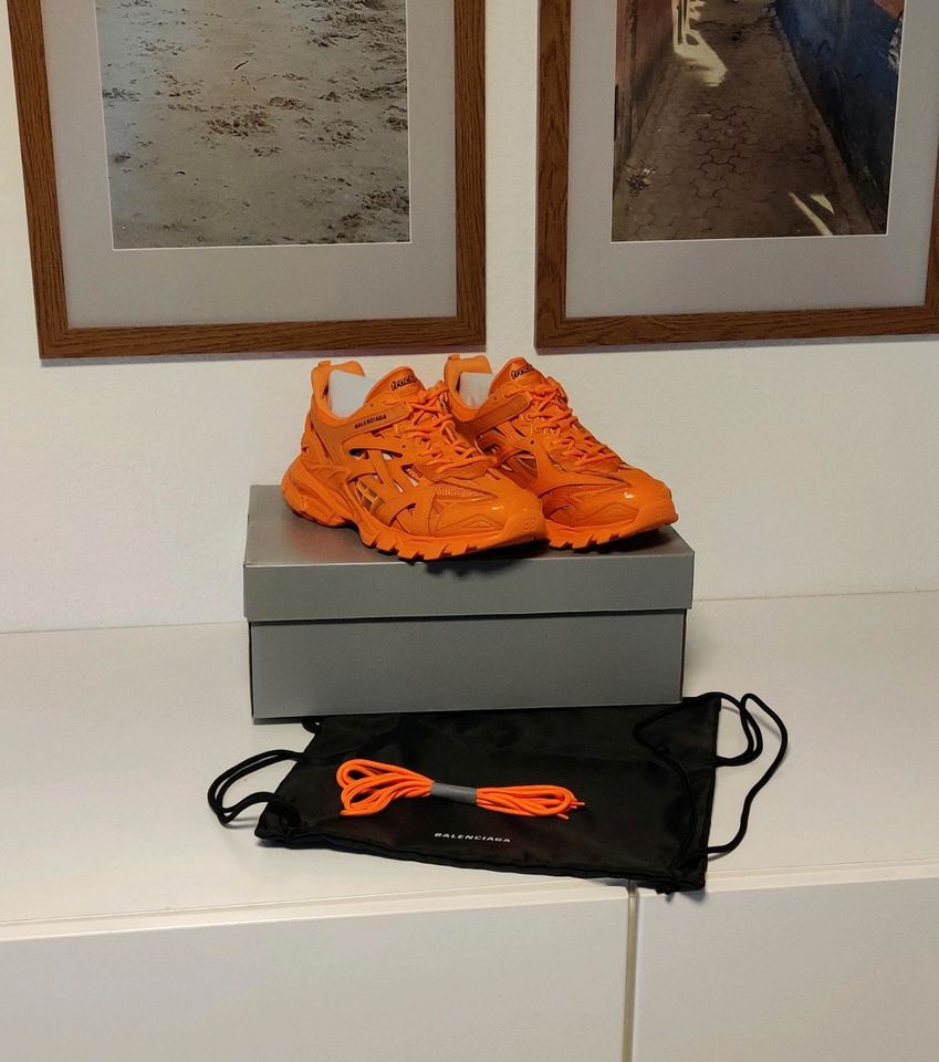 Balenciaga Track 2 Open Sneaker 45 Herrenschuhe Orange Full Set in München