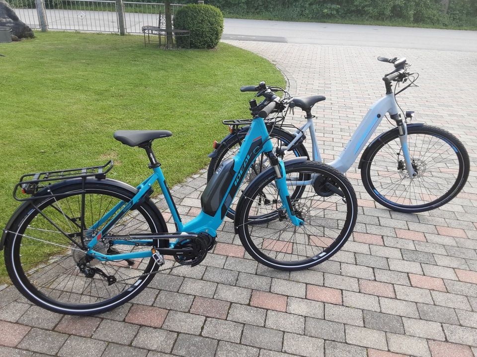 E- Bike Tiefeinsteiger 28 Zoll mit Integriertem 500 Watt Akku in Lamerdingen