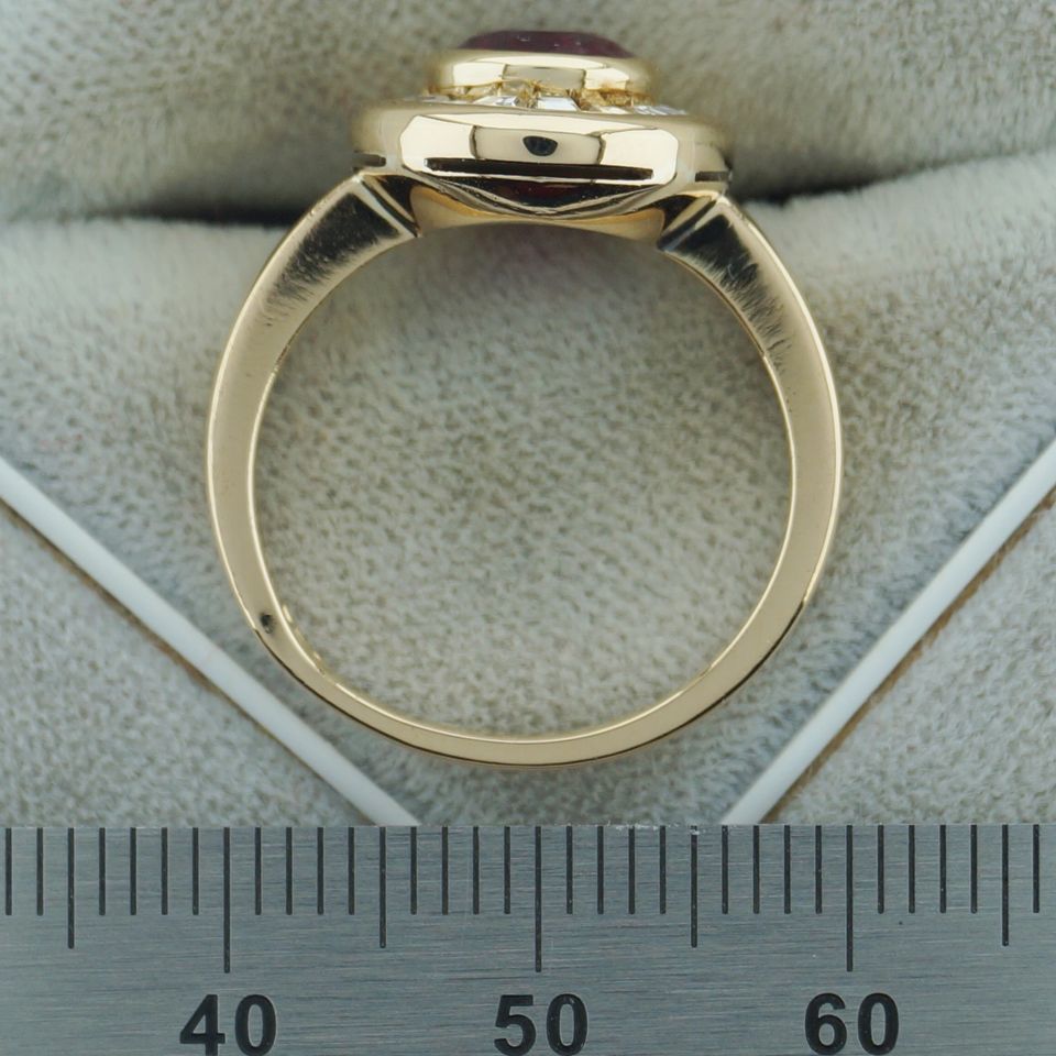 Ring Gold 750 Diamant Rubin, Rubinring, Goldring, Diamantring in Friedelsheim