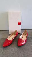 Högl Ballerinas neu rot Lack Größe 4 / 36 Dresden - Innere Altstadt Vorschau