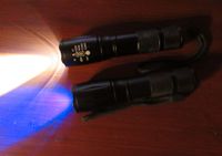 LED Dual - Taschenlampe mit UV Cree Q5 Neu! Niedersachsen - Bad Harzburg Vorschau