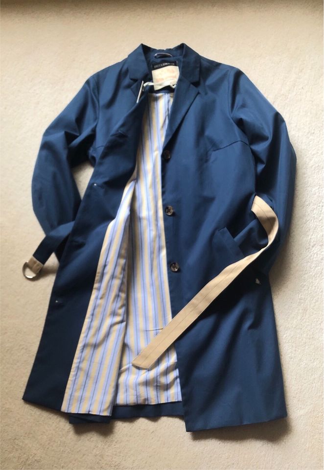 Orig. Mos Mosh Trenchcoat / Regenmantel, Gr. M, blau, neu/NP 229€ in Aarbergen