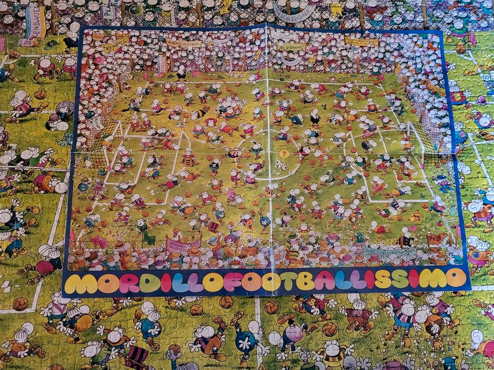 Mordillopuzzle 1500 Teile "Mordillofootballissimo" in Kappel-Grafenhausen