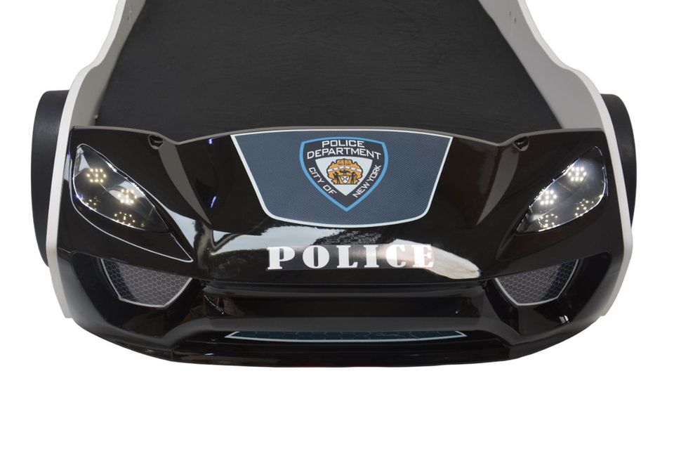 Police V2 Autobett 90x200 weiß schwarz mit Spoiler NEU in Troisdorf
