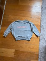 Superdry Pullover Sweatshirt grau rosa Gr. 36 Hessen - Maintal Vorschau