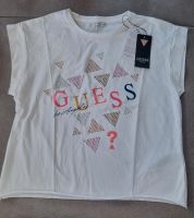 GUESS T-Shirt Shirt Top kurz weiß Gr. 164 / 14 *NEU mit Etikett Sachsen - Weinböhla Vorschau