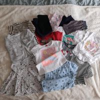 T-Shirts + Leggings / 18 Teile Gr.104 Sachsen-Anhalt - Beetzendorf Vorschau