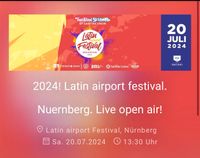 Latin Airport Festival Karten am 20.7.2024 Nürnberg (Mittelfr) - Kleinreuth b Schweinau Vorschau