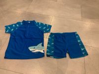 Playshoes UV Schutz Badeset Badehose Badeshirt blau Hai 110/116 Hessen - Schaafheim Vorschau