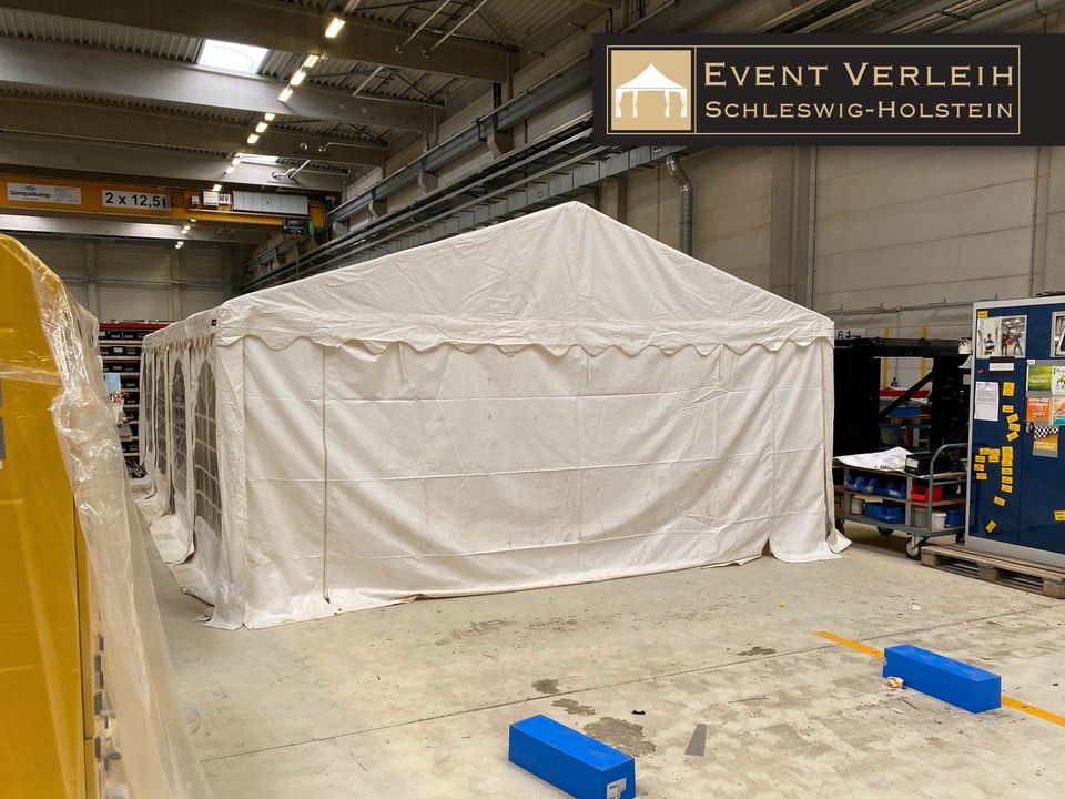 Baustellenzelt mieten Lager Zelt mobile Lagerhalle Industriezelt in Hamburg