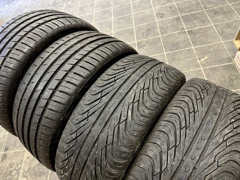 TOP ➡️ 17 Zoll ORIGINAL Mercedes Benz W204 C-Klasse Alufelgen Doppelspeiche Sommerräder ➡️ A2044010402 ➡️ Silber Felgen 5x112 ET47 7,5x17 225/45 R17 Sommer Reifen Sommerreifen 5mm in Bünde