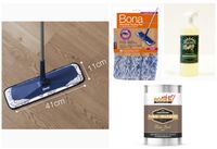 AKTION - Floor Mop-Set + Reinigung/Staubpad + Cleaner + Clear Seal - Pflege- Reinigungsset geölte Parkettböden - Holzboden - Landhausdiele - Fertigparkett - Reinigung - Zubehör - Tung-Nussöl - günstig Rheinland-Pfalz - Mainz Vorschau