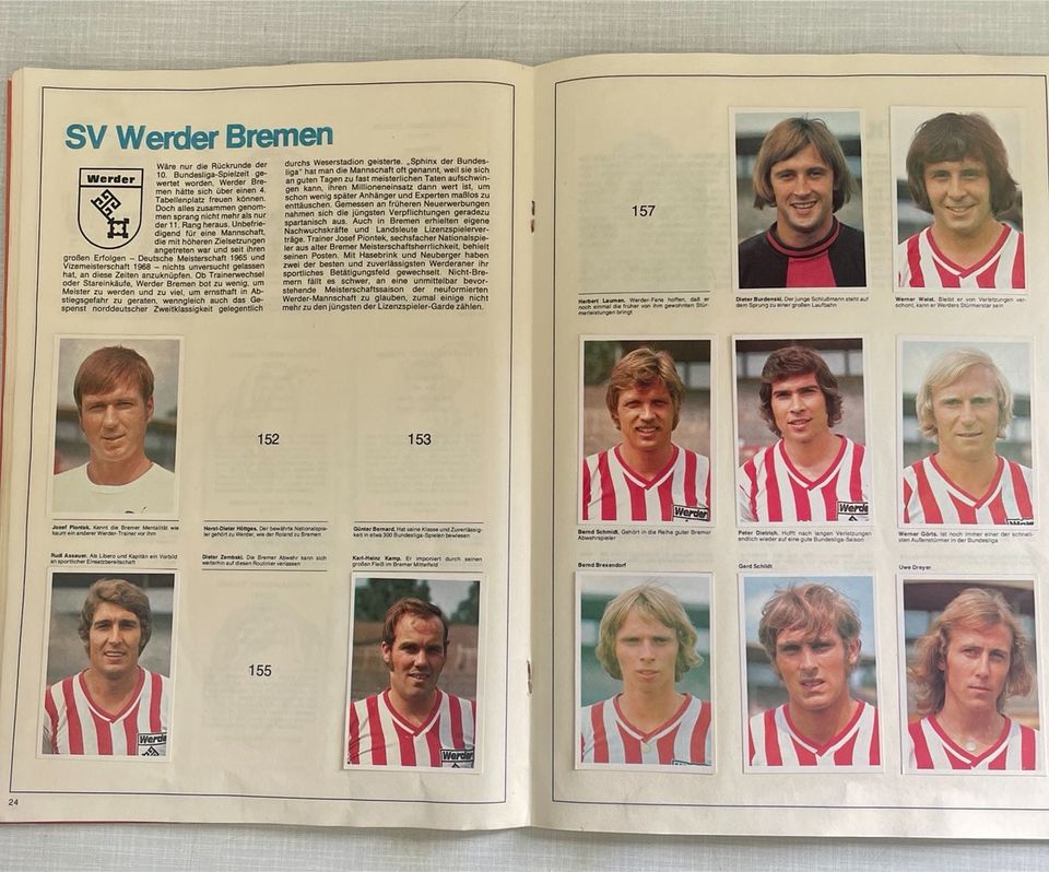 bergmann Sammelalbum-Unsere Fußballstars 1973/74 in Lüdenscheid