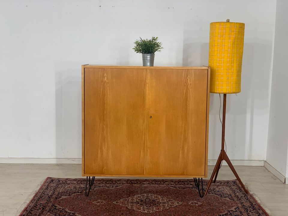 MID CENTURY HELLERAU KOMMODE WÄSCHESCHRANK SCHRANK VINTAGE in Berlin