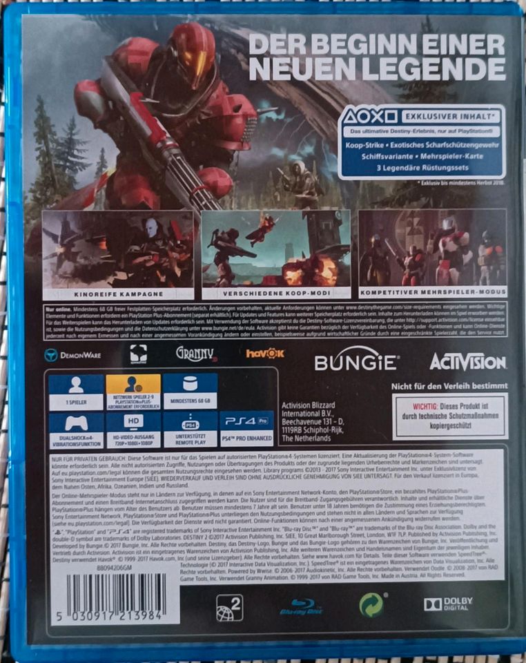 PS4 Spiel Destiny 2 in Hagen