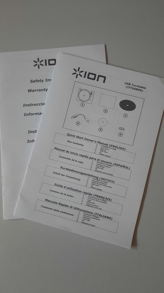 Plattenspieler zum Digitalisieren von Schallplatten. in Selm