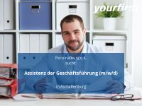 Assistenz der Geschäftsführung (m/w/d) | Aschaffenburg Bayern - Aschaffenburg Vorschau