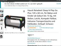 Hauck Kinderreisebett Sleep N Play Go Plus Aachen - Laurensberg Vorschau