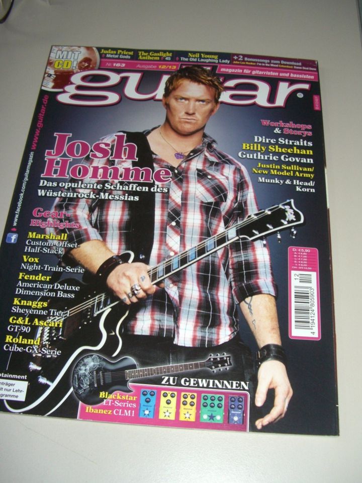 Guitar - Magazin für Gitarristen & Bassisten - 12 / 2013 incl.CD in Remscheid