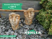 Gartendeko - Gesichter aus Steinguss - verschiedene Ausführungen! Rheinland-Pfalz - Zeiskam Vorschau