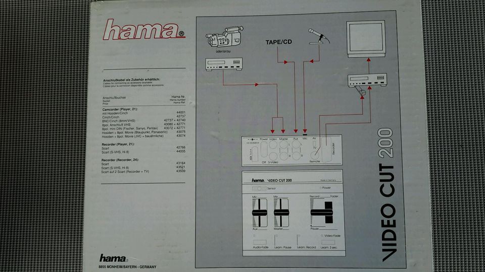 hama VIDEO CUT 200 HITEC Bildbearbeitungsgerät in Duderstadt