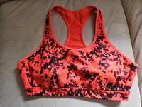 Adidas Sport BH- Bustier- Gr.38-Rot -Neon Korallenrot- Top Geeste - Klein Hesepe Vorschau