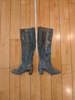 R. Polanski Wildleder Overknee Stiefel 40 Düsseldorf - Grafenberg Vorschau
