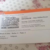 Horror zirkus Leipzig 19.05. Letzte Veranstaltung!!! Thüringen - Erfurt Vorschau
