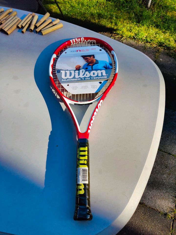 Tennisschläger Wilson N 6.3 Hybrid in Haar