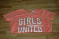 T-Shirt "Girls united" orange im Rücken tlw. offen Gr.158/164 Nordrhein-Westfalen - Senden Vorschau