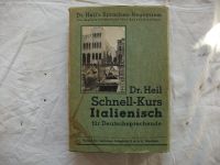 Buch gebraucht antiquarisch Schnellkurs Italienisch 1933 Hessen - Ranstadt Vorschau