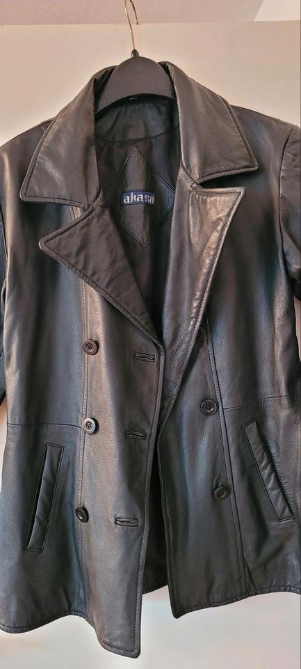 ❤️ Damen Leder Blazer Gr. 38 schwarz echtes weiches Leder ❤️ in Karlsruhe