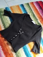 CHLOE B X NA-KD, Crop Top, XS, schwarz, Cardigan, cropped Bayern - Bogen Niederbay Vorschau